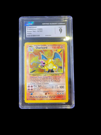 Base Set  004/102 CGC 9 #4243019151 Charizard  - Holofoil - Holo Rare