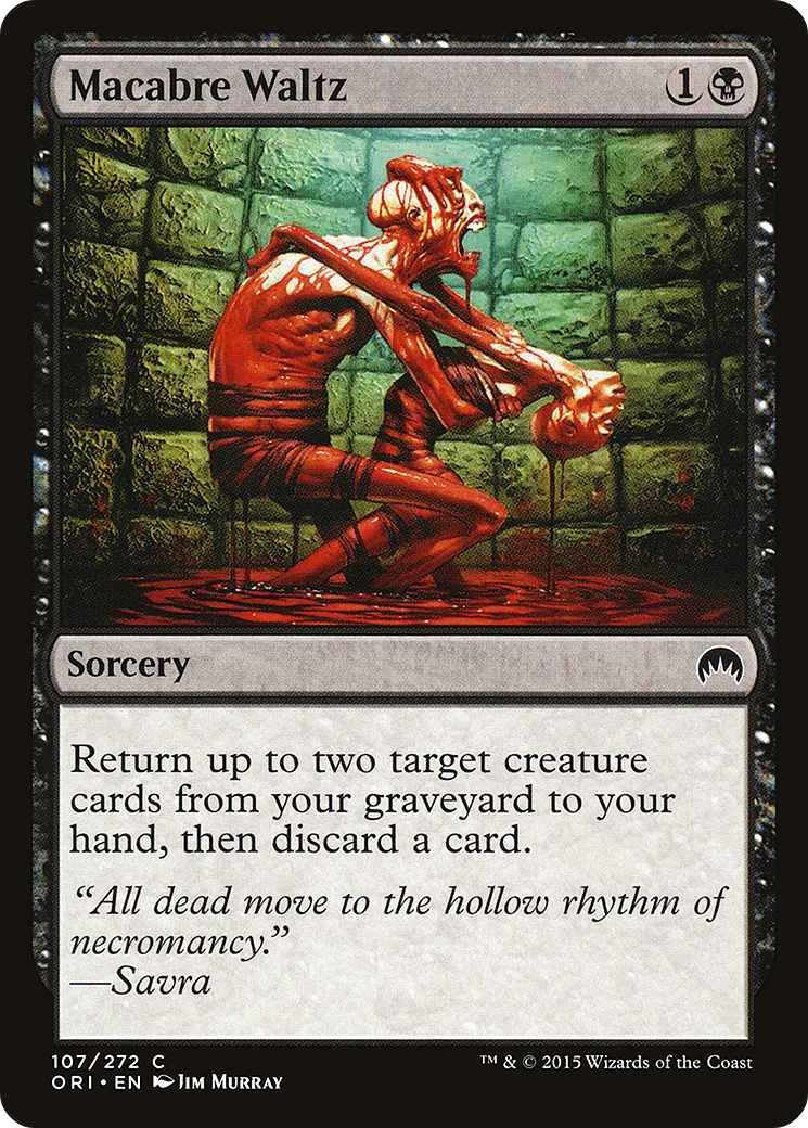 Magic Origins - (ORI-107) - Macabre Waltz Foil