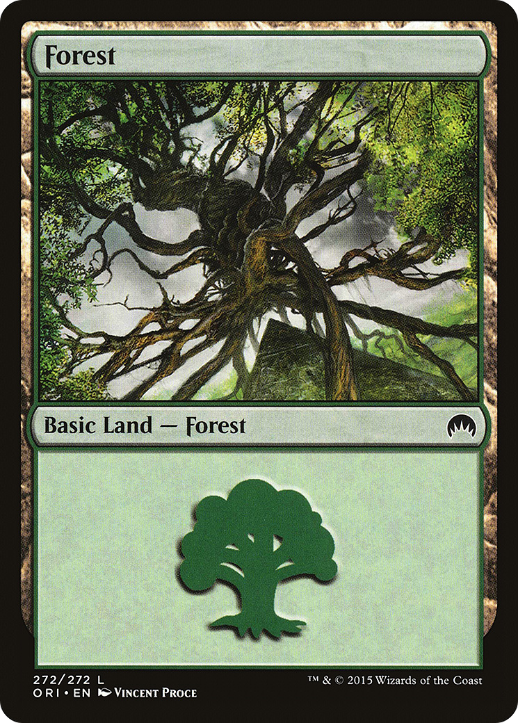 Magic Origins - (ORI-272) - Forest (272) Foil