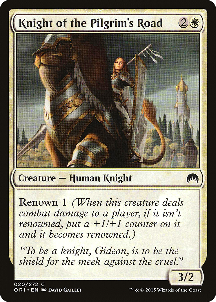 Magic Origins - (ORI-020) - Knight of the Pilgrim's Road