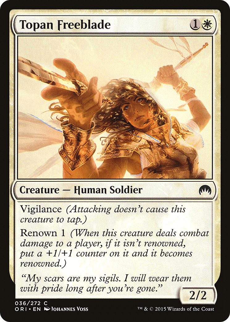 Magic Origins - (ORI-036) - Topan Freeblade Foil