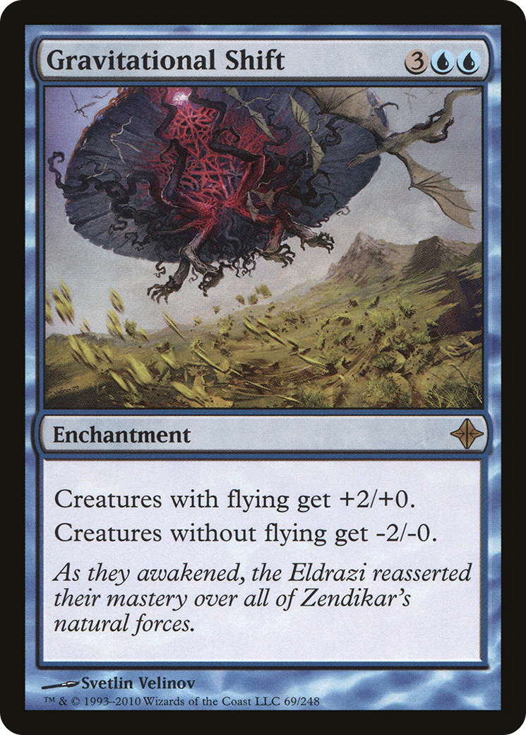Rise of the Eldrazi - (ROE-069) - Gravitational Shift Foil