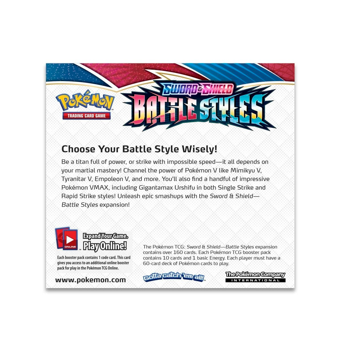 Pokemon Sword & Shield - SWSH05 - Battle Styles Booster Box (36 Packs)