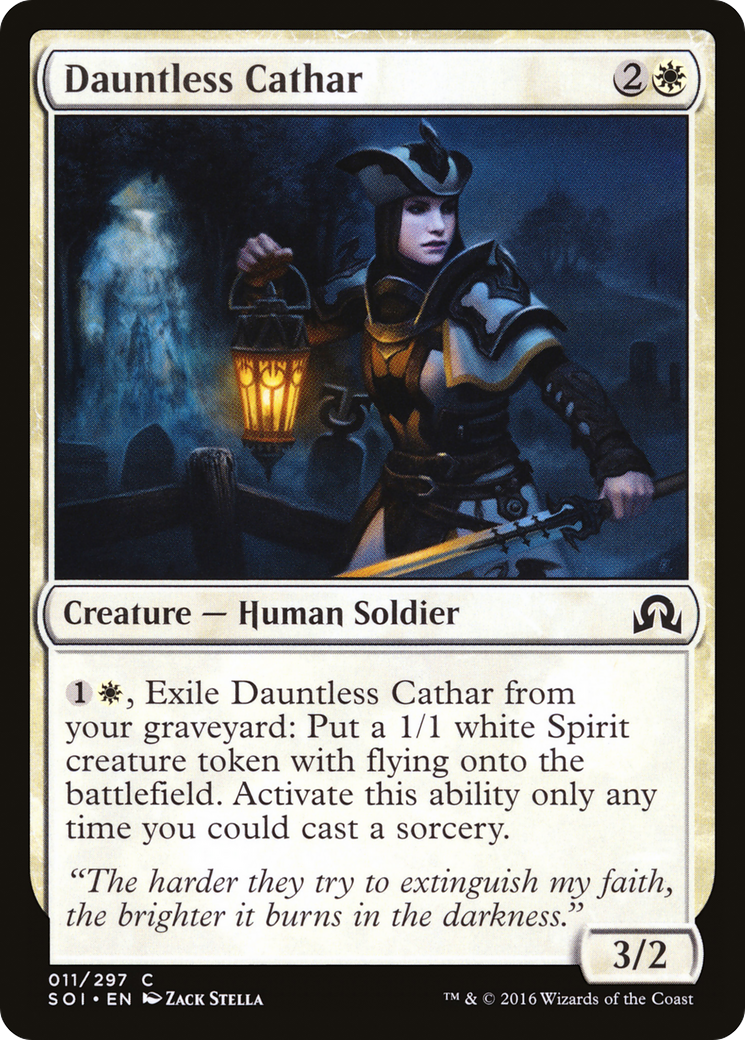 Shadows over Innistrad - (SOI-011) - Dauntless Cathar