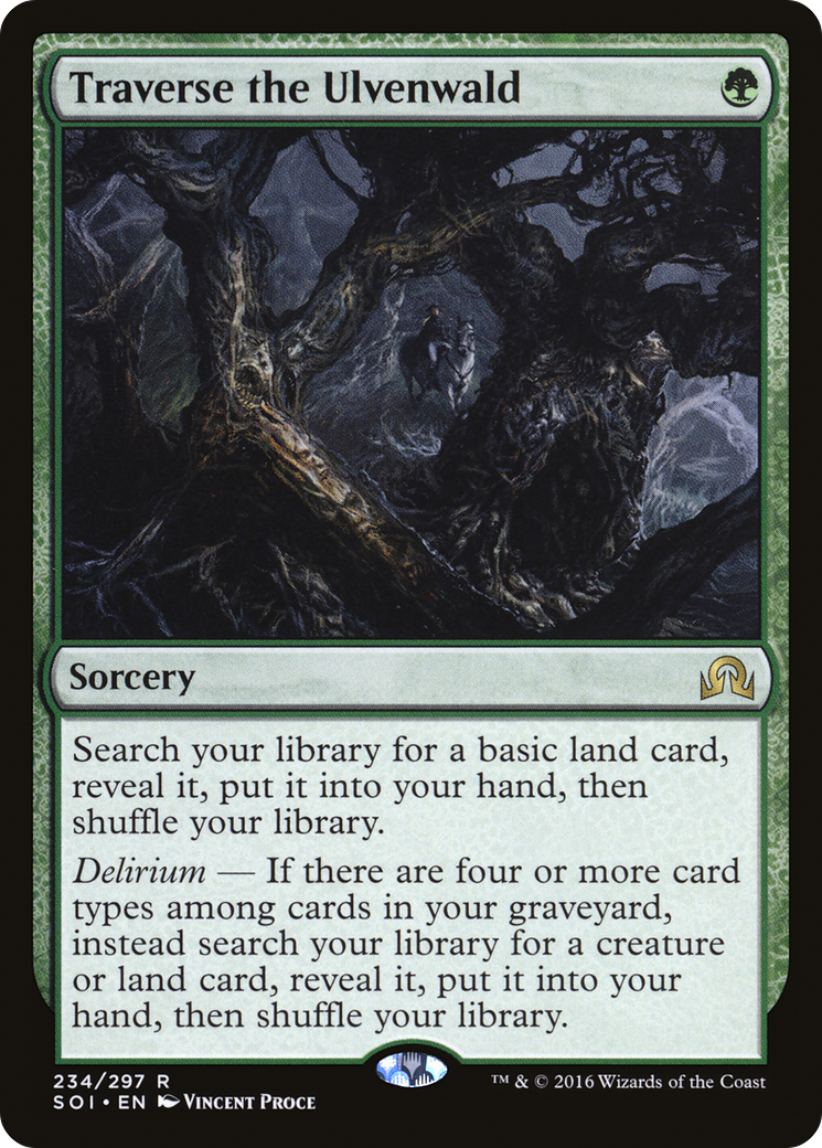 Shadows over Innistrad - (SOI-234) - Traverse the Ulvenwald Foil
