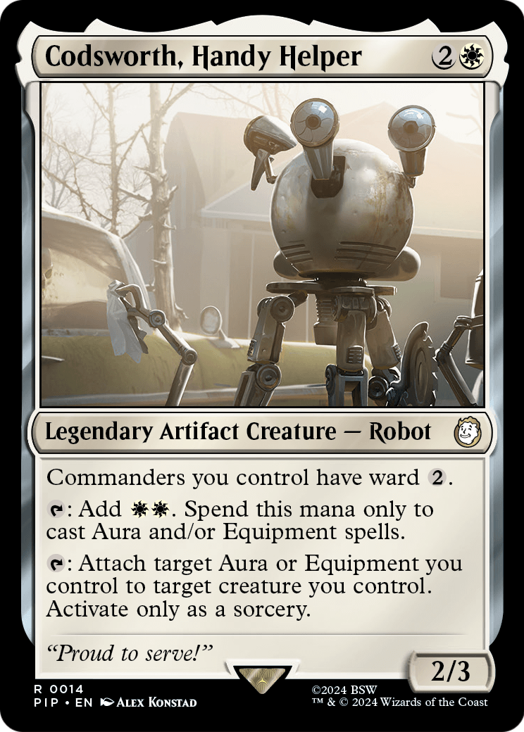 Fallout - (PIP-014) - Codsworth, Handy Helper Foil