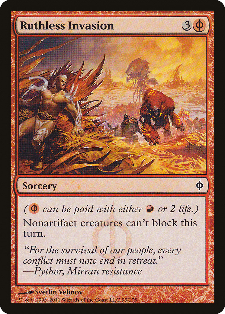 New Phyrexia - (NPH-093) - Ruthless Invasion