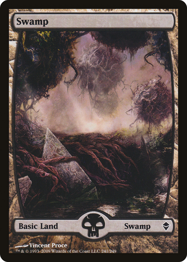 Zendikar - (ZEN-241) - Swamp (241) - Full Art
