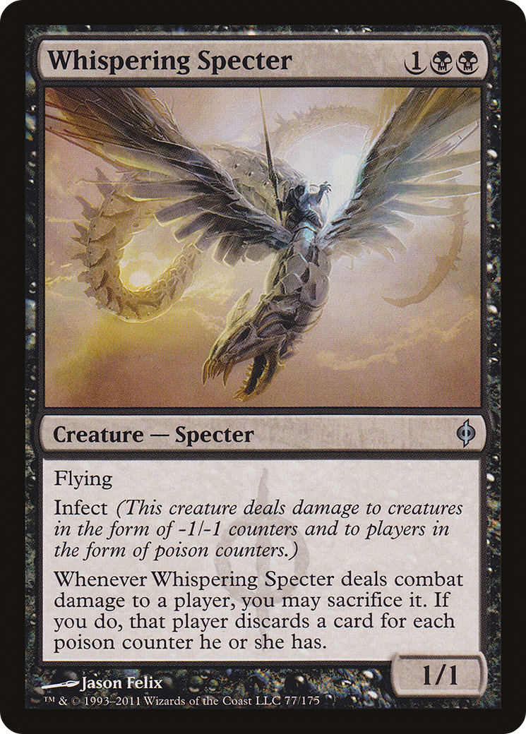 New Phyrexia - (NPH-077) - Whispering Specter