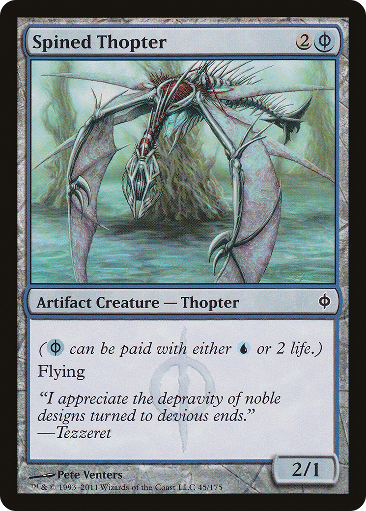 New Phyrexia - (NPH-045) - Spined Thopter