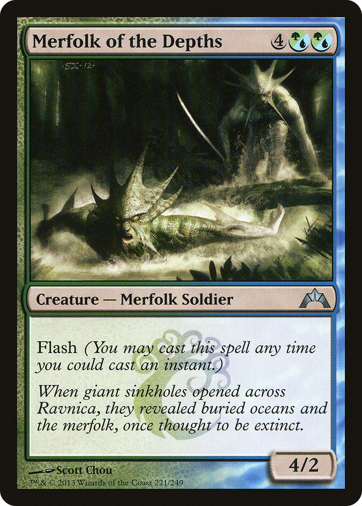 Gatecrash - (GTC-221) - Merfolk of the Depths