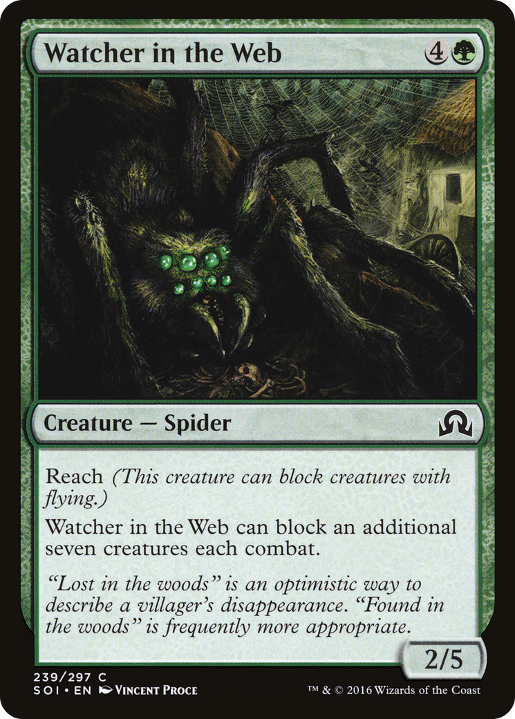 Shadows over Innistrad - (SOI-239) - Watcher in the Web
