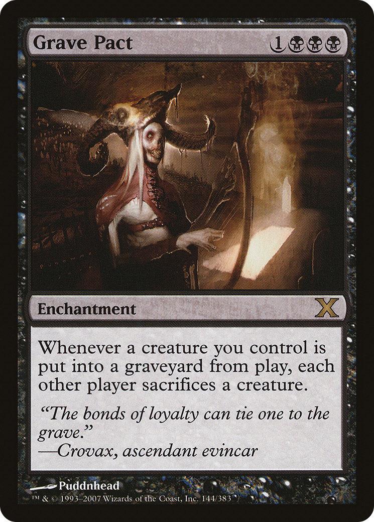 Tenth Edition - (10E-144) - Grave Pact Foil