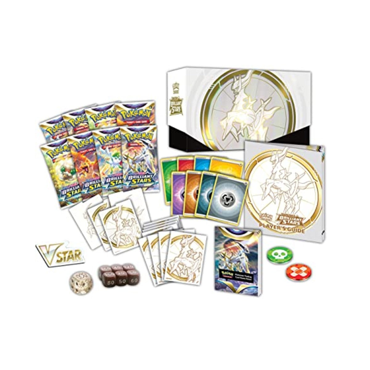 Pokemon Sword & Shield - SWSH09 - Brilliant Stars Elite Trainer Box (8 Packs)
