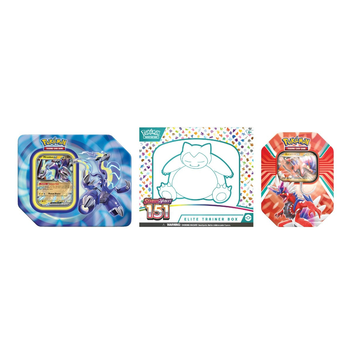 Pokemon Scarlet & Violet - 151 Elite Trainer Box + Tins Bundle