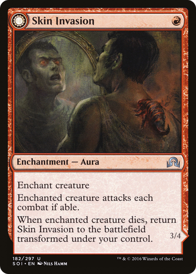 Shadows over Innistrad - (SOI-182) - Skin Invasion: (Double Faced Transform)