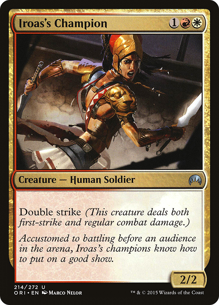 Magic Origins - (ORI-214) - Iroas's Champion