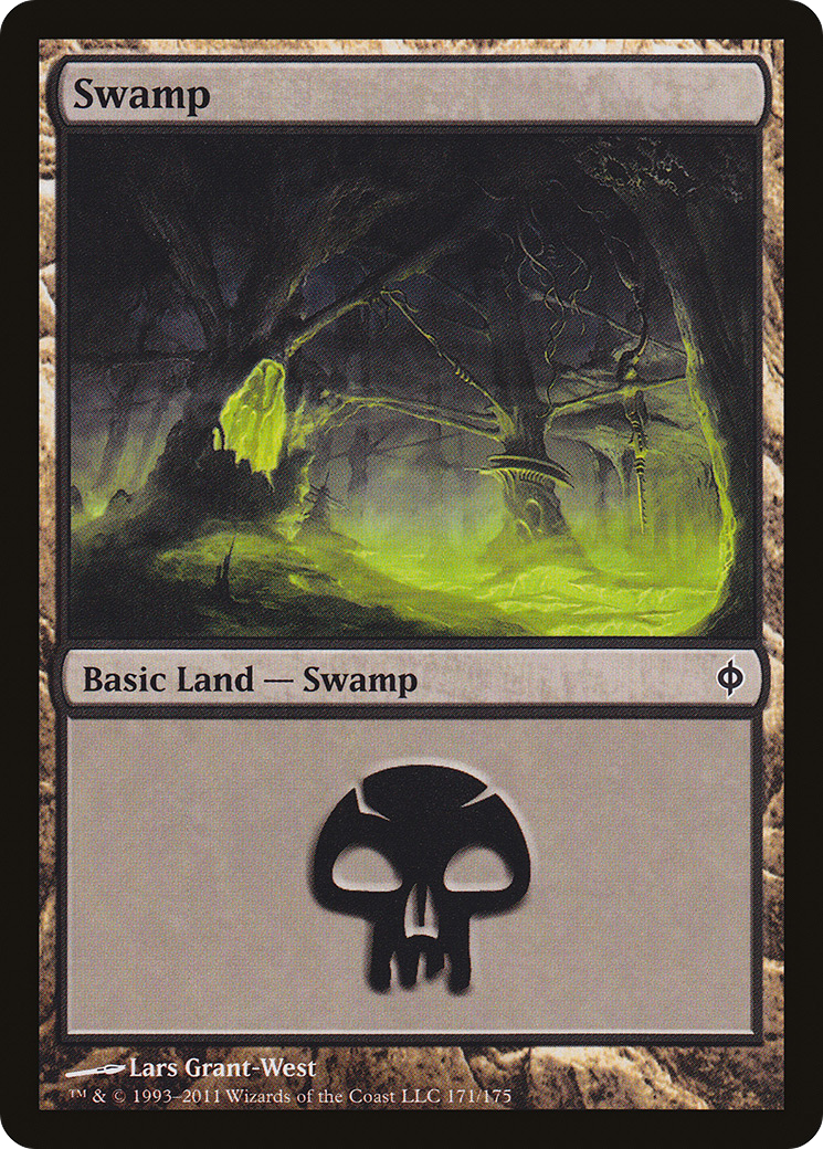 New Phyrexia - (NPH-171) - Swamp (171) Foil