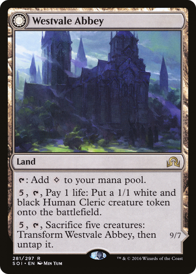 Shadows over Innistrad - (SOI-281) - Westvale Abbey: (Double Faced Transform) Foil