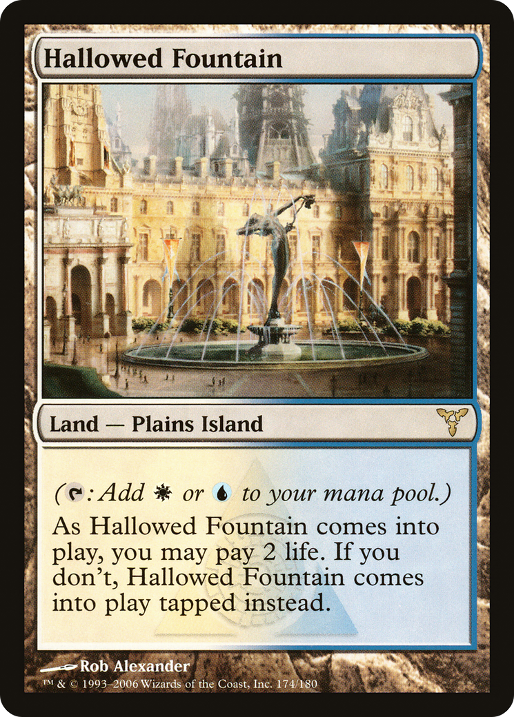 Dissension - (DIS-174) - Hallowed Fountain Foil