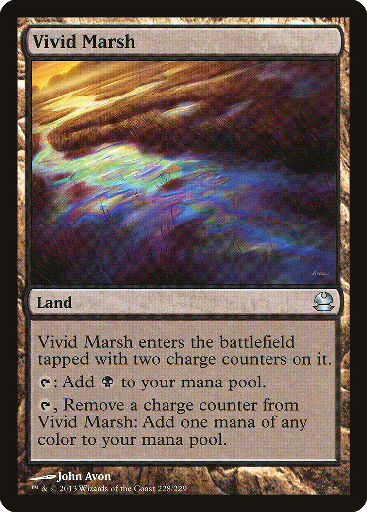 Modern Masters - (MMA-228) - Vivid Marsh Foil