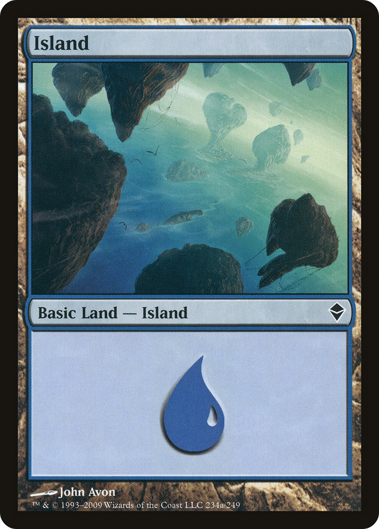 Zendikar - (ZEN-234A) - Island (234a)