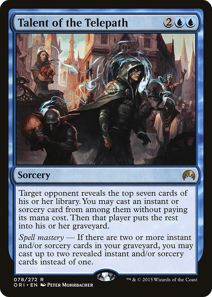 Magic Origins - (ORI-078) - Talent of the Telepath Foil