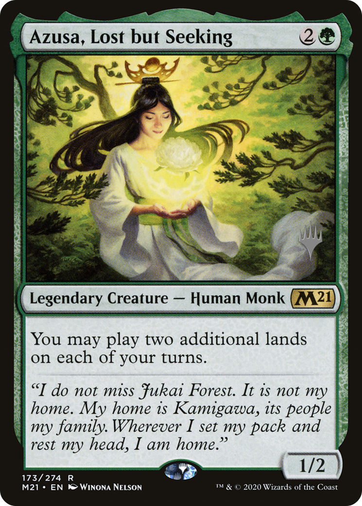 Core Set 2021 Promos - (PPM21-173) - Azusa, Lost but Seeking