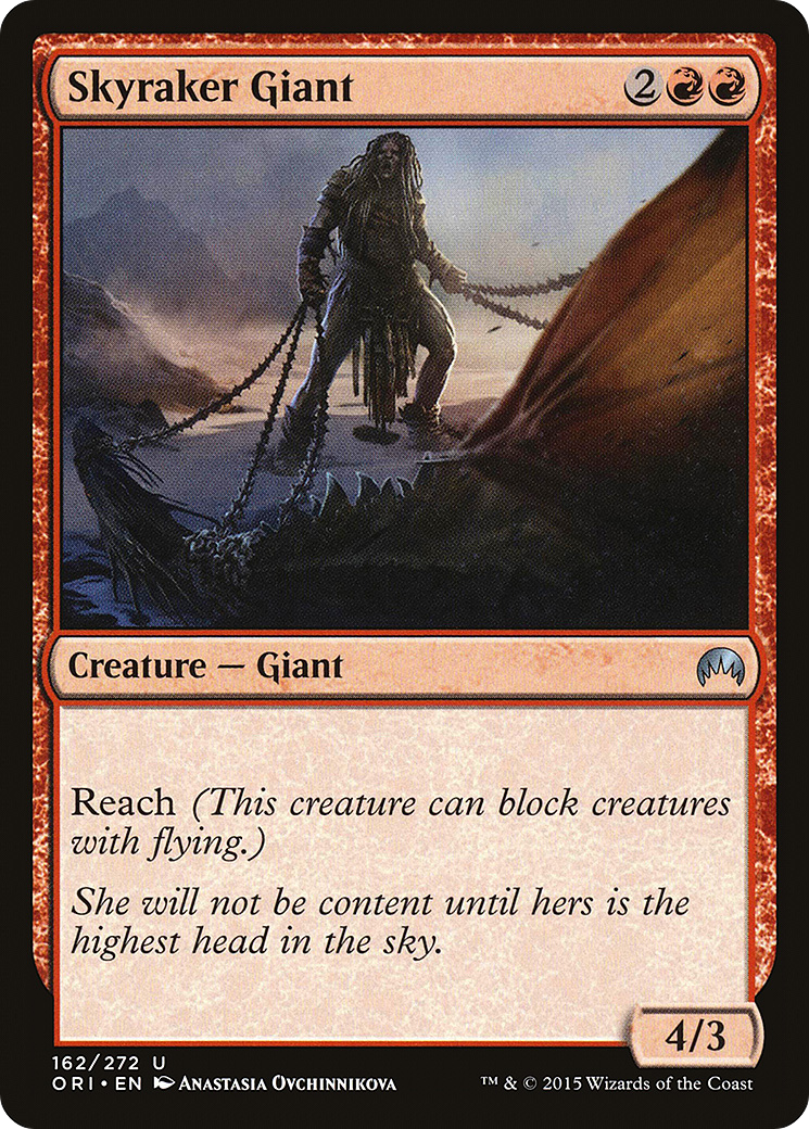 Magic Origins - (ORI-162) - Skyraker Giant