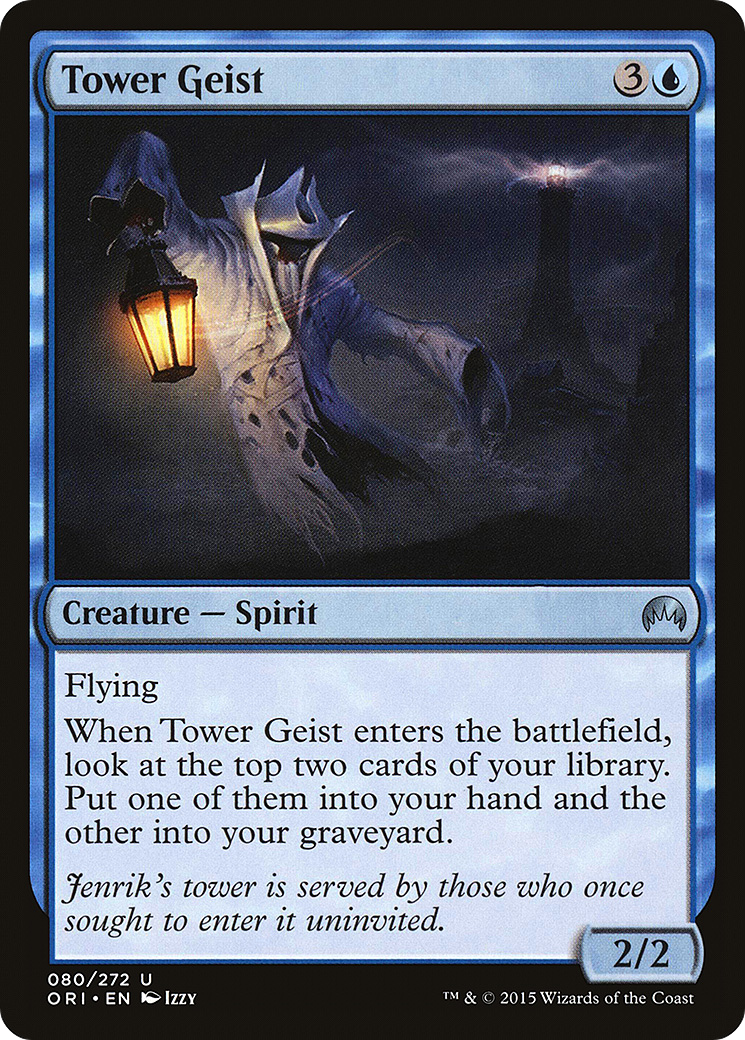 Magic Origins - (ORI-080) - Tower Geist Foil
