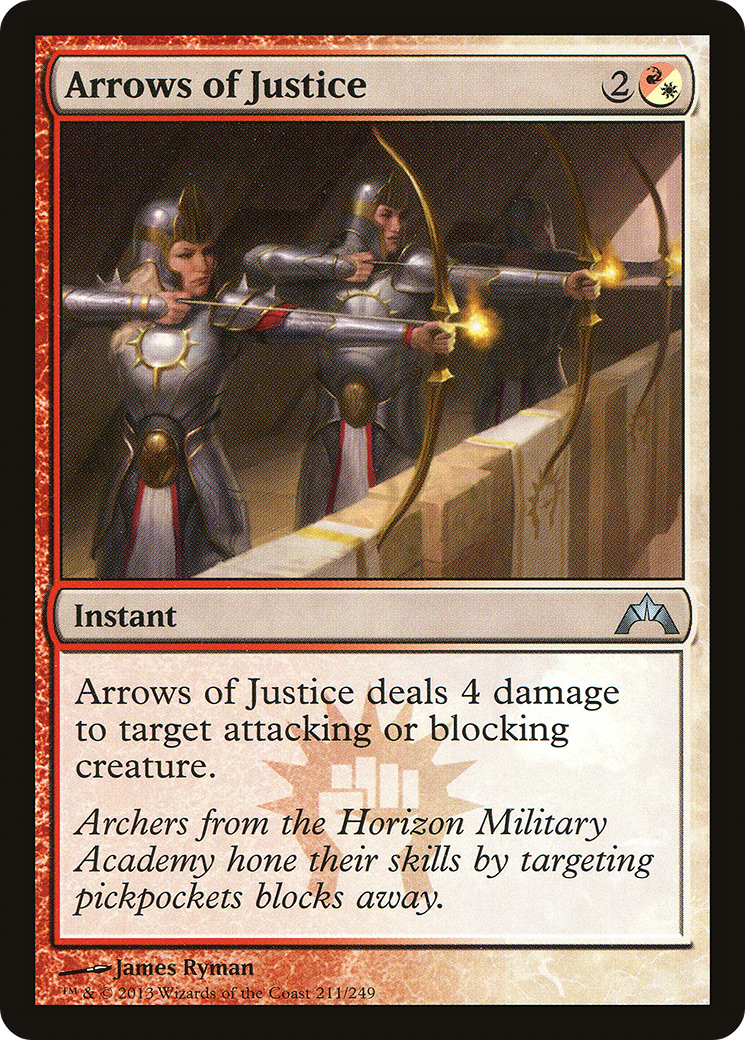 Gatecrash - (GTC-211) - Arrows of Justice Foil