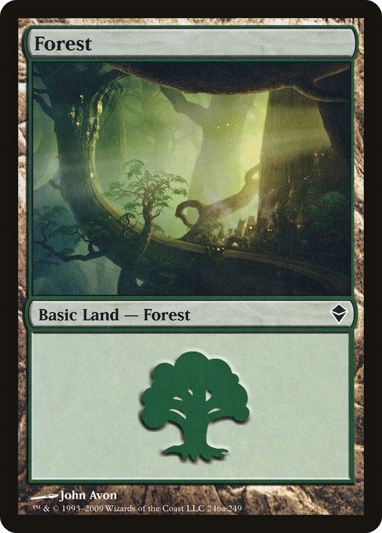 Zendikar - (ZEN-246A) - Forest (246a)