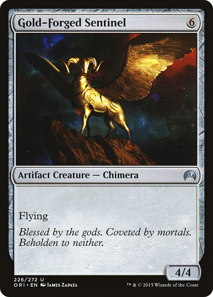 Magic Origins - (ORI-226) - Gold-Forged Sentinel