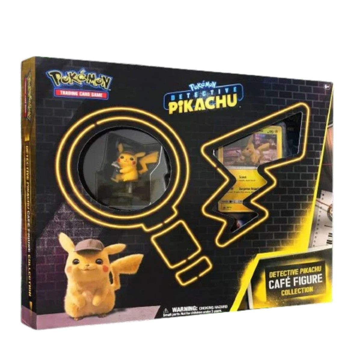 Pokemon Sun & Moon - Detective Pikachu - Cafe Figure Collection (Imperfect Condition)