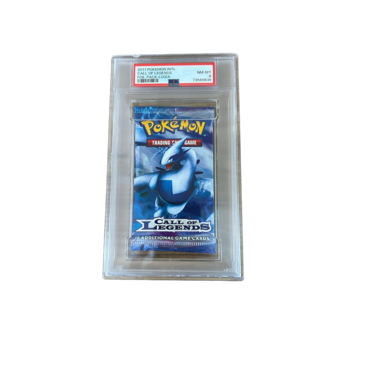 Pokemon Graded Booster Pack - Call of Legends Lugia Artwork - PSA 8 Near Mint