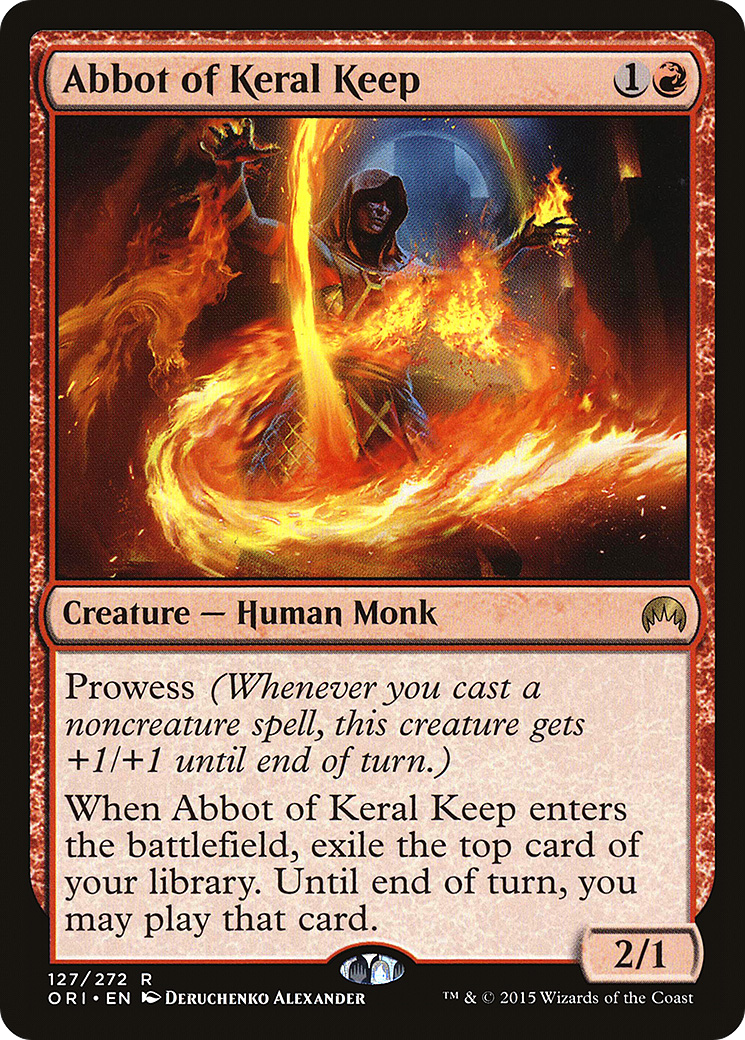 Magic Origins - (ORI-127) - Abbot of Keral Keep Foil
