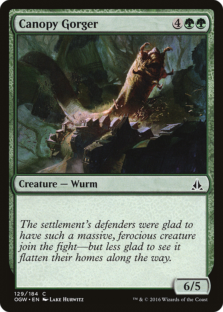 Oath of the Gatewatch - (OGW-129) - Canopy Gorger Foil