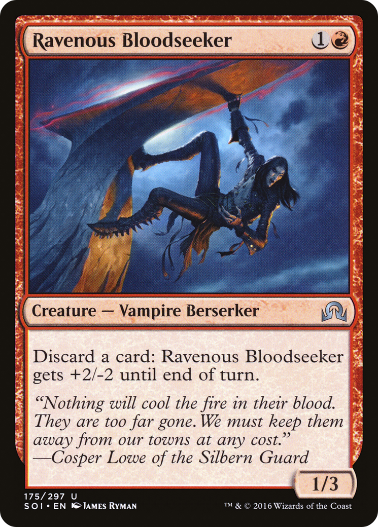 Shadows over Innistrad - (SOI-175) - Ravenous Bloodseeker