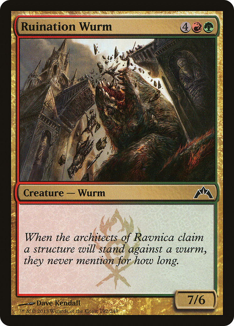 Gatecrash - (GTC-192) - Ruination Wurm