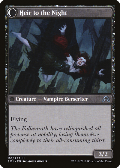 Shadows over Innistrad - (SOI-116) - Heir of Falkenrath: (Double Faced Transform)