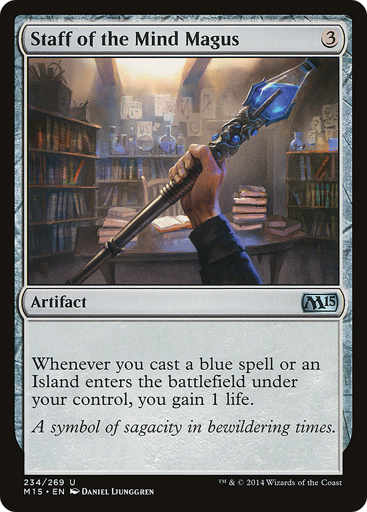 Magic 2015 - (M15-234) - Staff of the Mind Magus