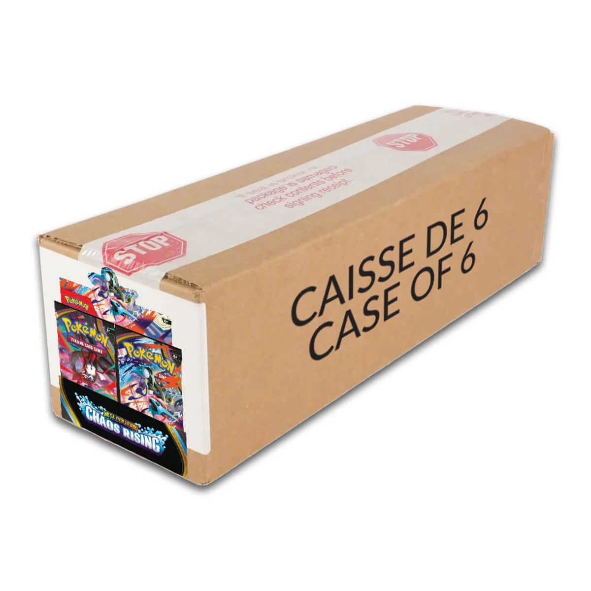 Pokemon Mega Evolution - ME04 - Chaos Rising Booster Box Sealed Case (6 Booster Boxes)
