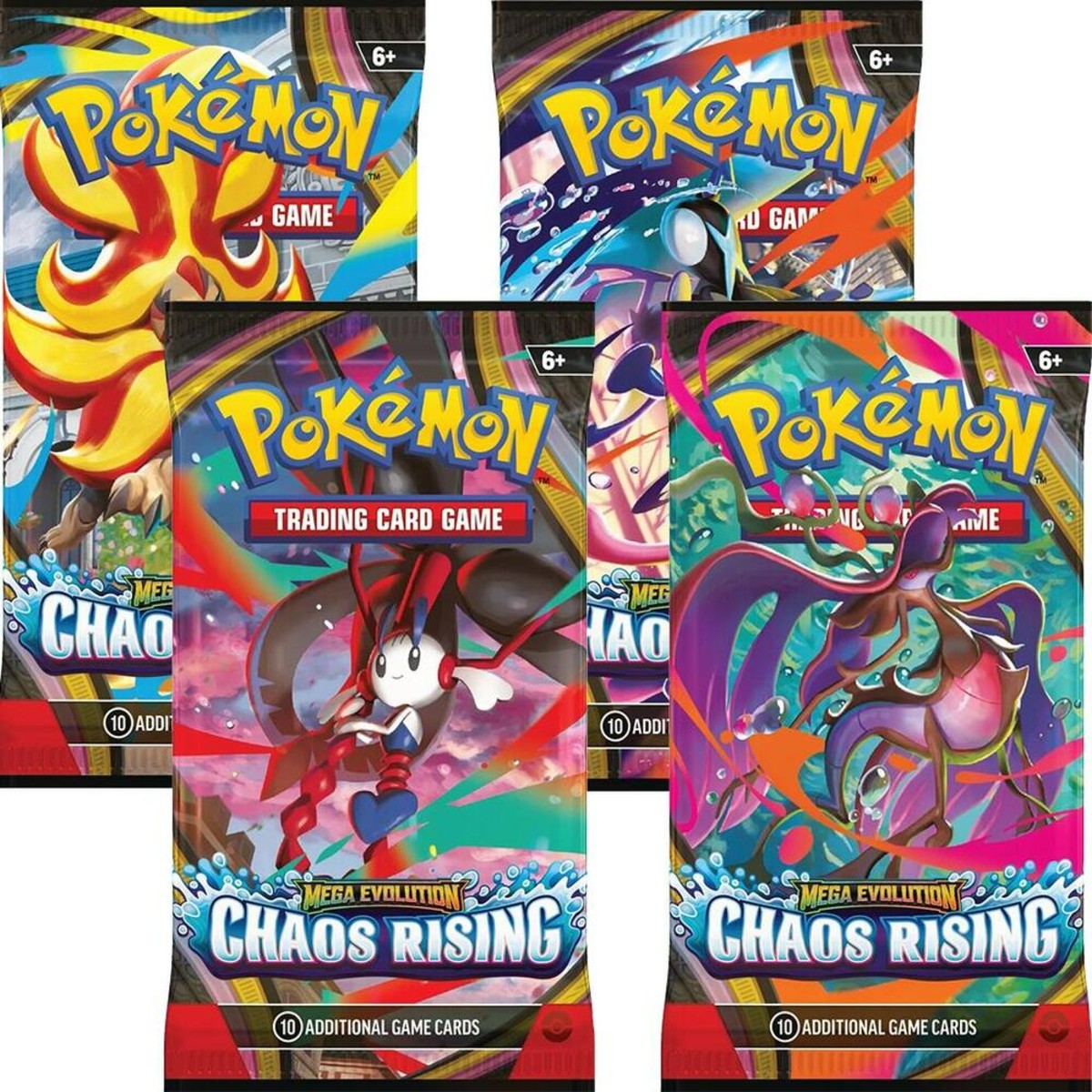 Pokemon - Mega Evolution - Chaos Rising - Loose Booster Pack