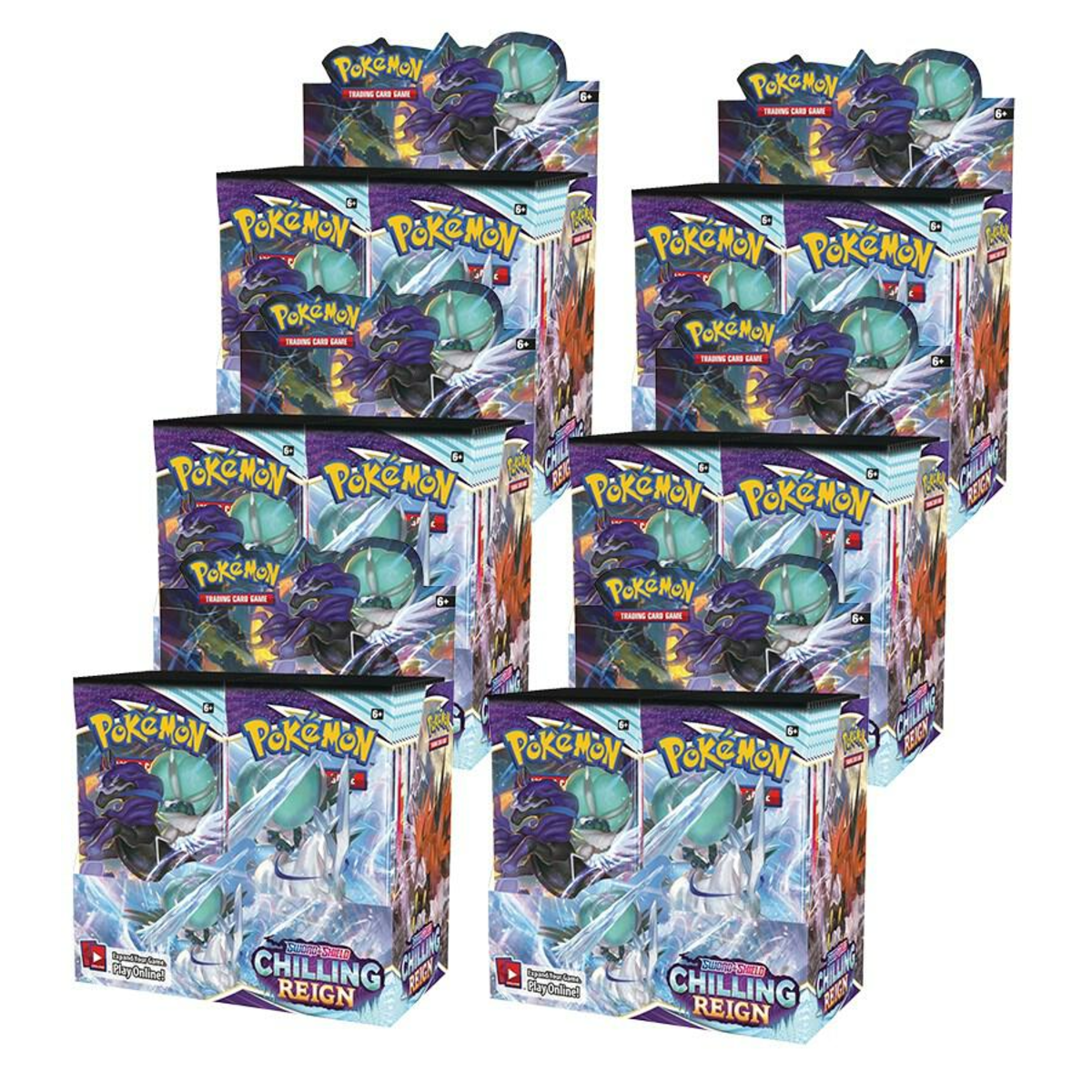 Pokemon Sword & Shield - SWSH06 - Chilling Reign Booster Box Case (6 BBs)