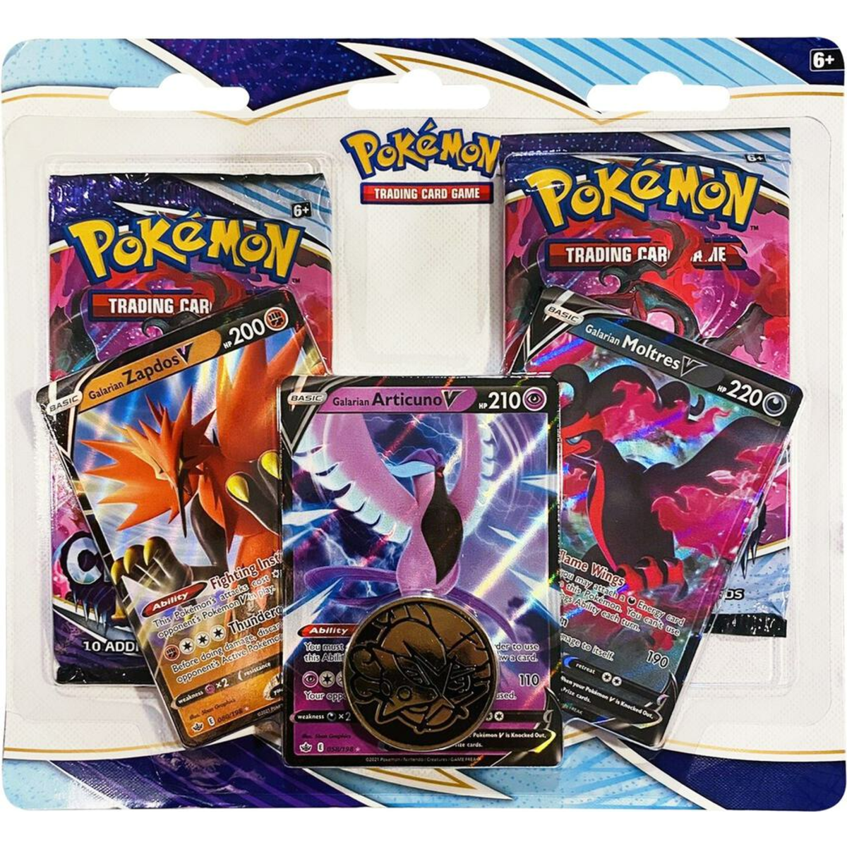 Pokemon Sword & Shield - SWSH06 - Chilling Reign 2-pack Blister with Promos