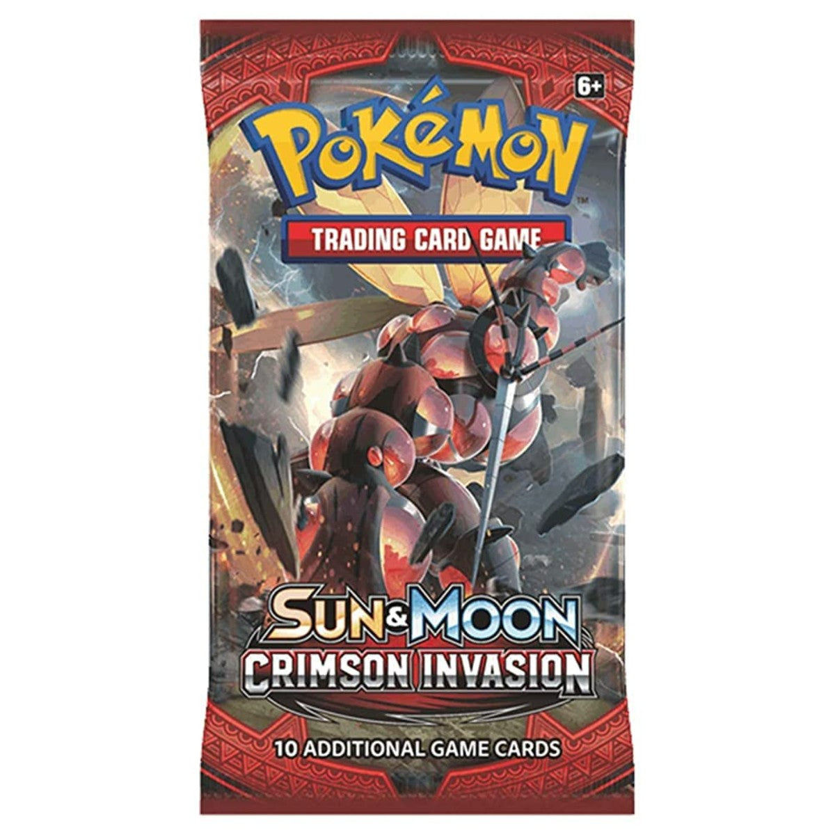 Pokemon Sun & Moon - SM04 - Crimson Invasion Loose Booster Pack