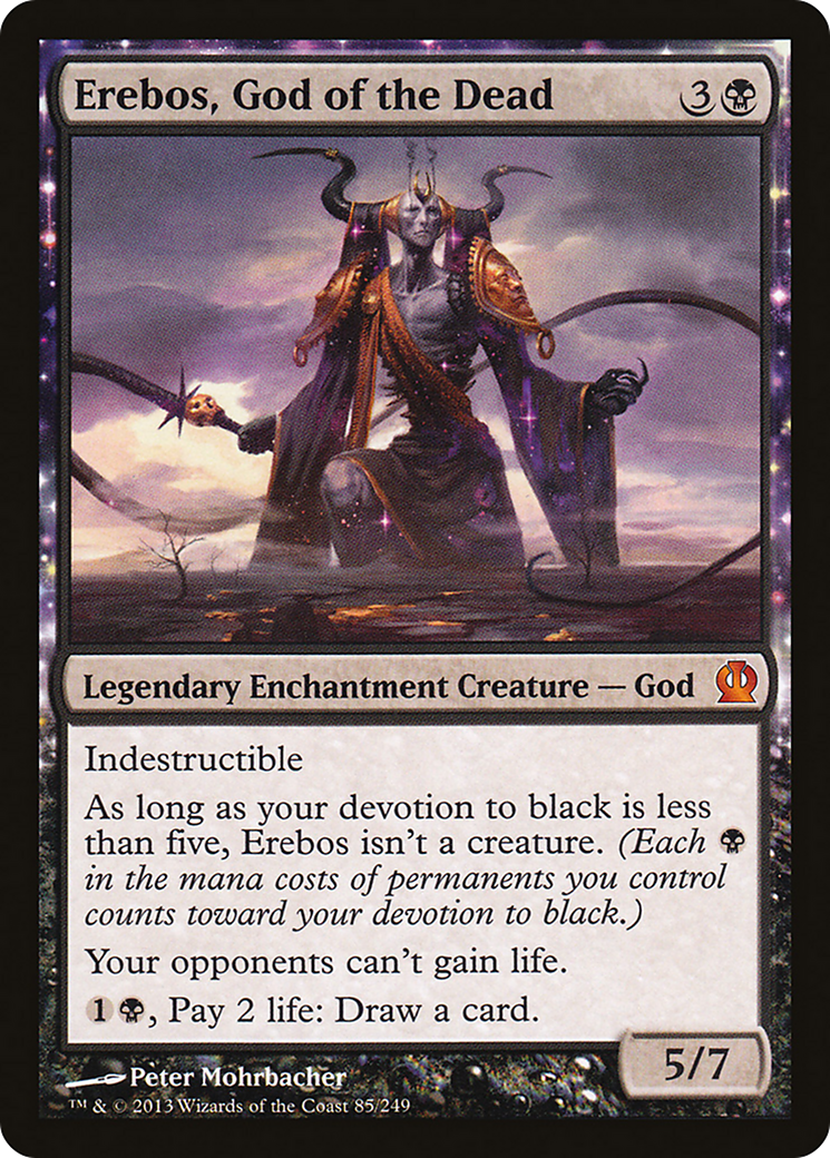 Theros - (THS-085) - Erebos, God of the Dead: (enchantment)