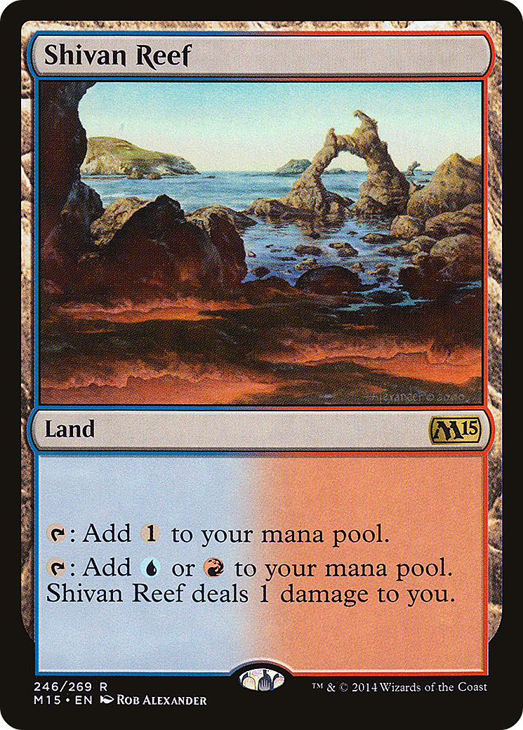 Magic 2015 - (M15-246) - Shivan Reef