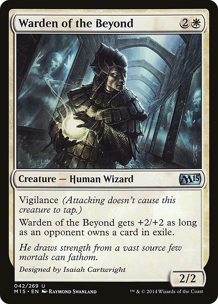 Magic 2015 - (M15-042) - Warden of the Beyond