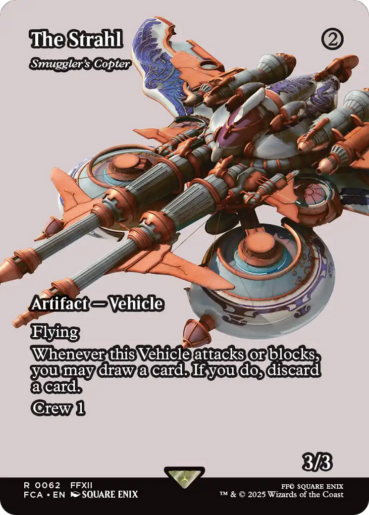 FINAL FANTASY: Through the Ages / The Strahl - (FCA-062) - The Strahl - Smuggler's Copter (Showcase) (Borderless) Foil